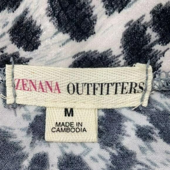 RELISTED White Snow Leopard Print Bodycon Mini Skirt - Picture 4 of 5